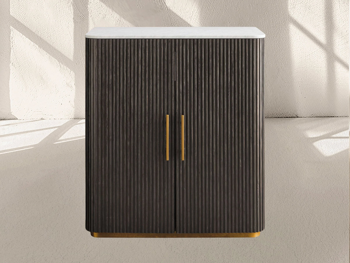 Finnley Plinth Bar Cabinet