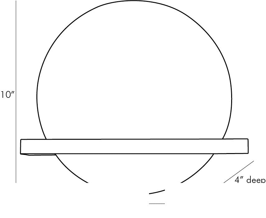 Savion Wall Sconce 49673 technical dimension drawing