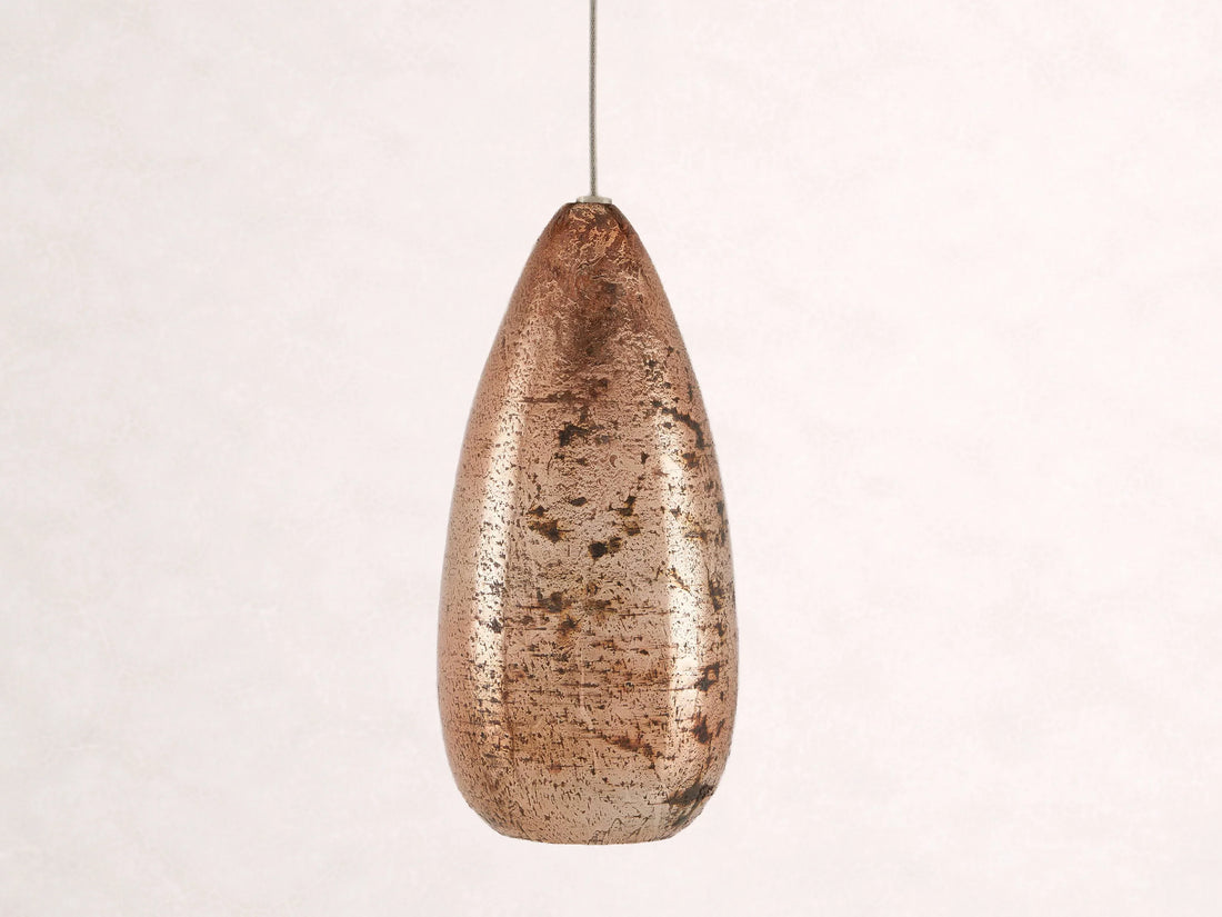 Edda Cascade Teardrop Mercury Glass Pendant