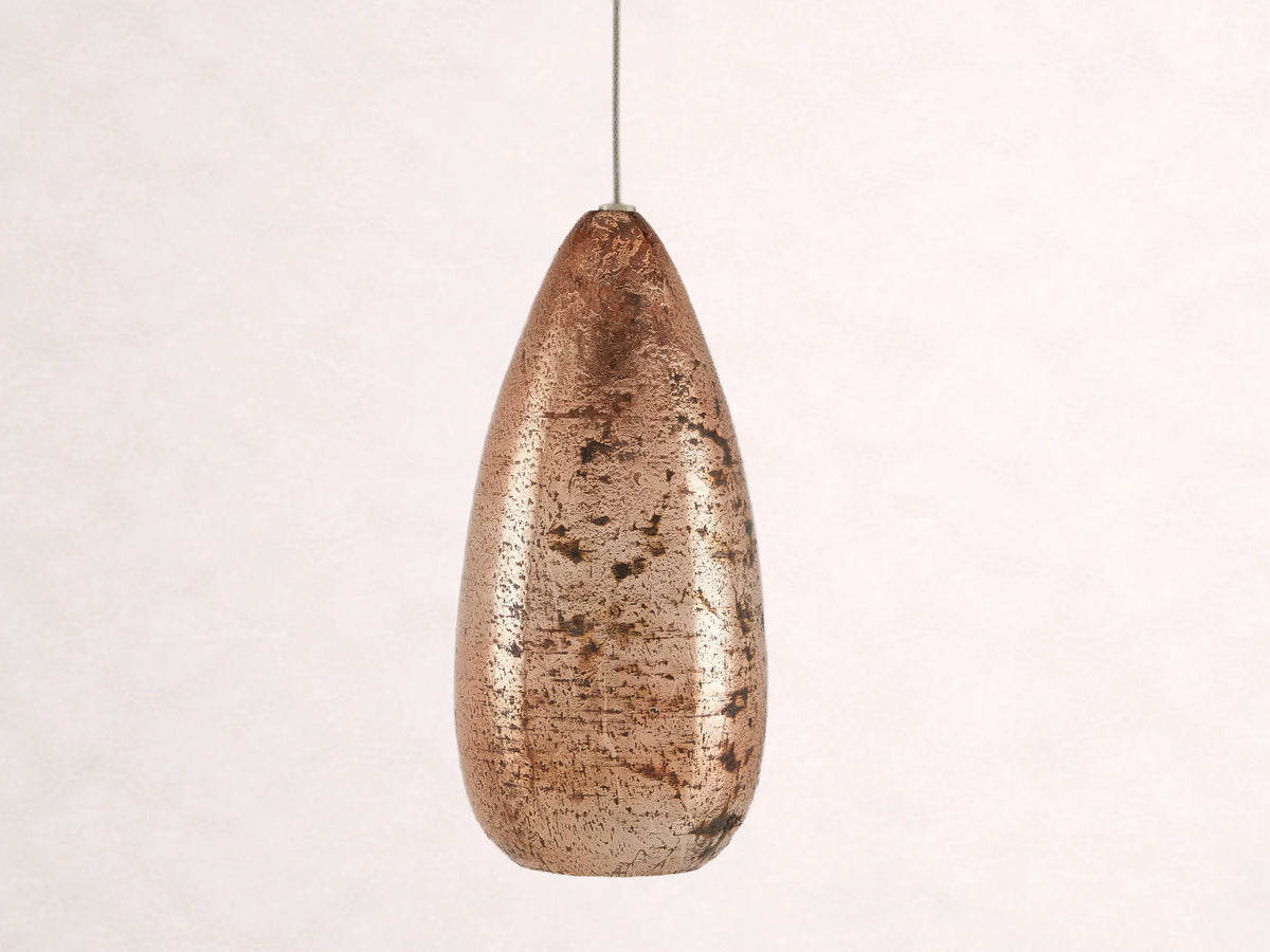 Edda Cascade Teardrop Mercury Glass Pendant