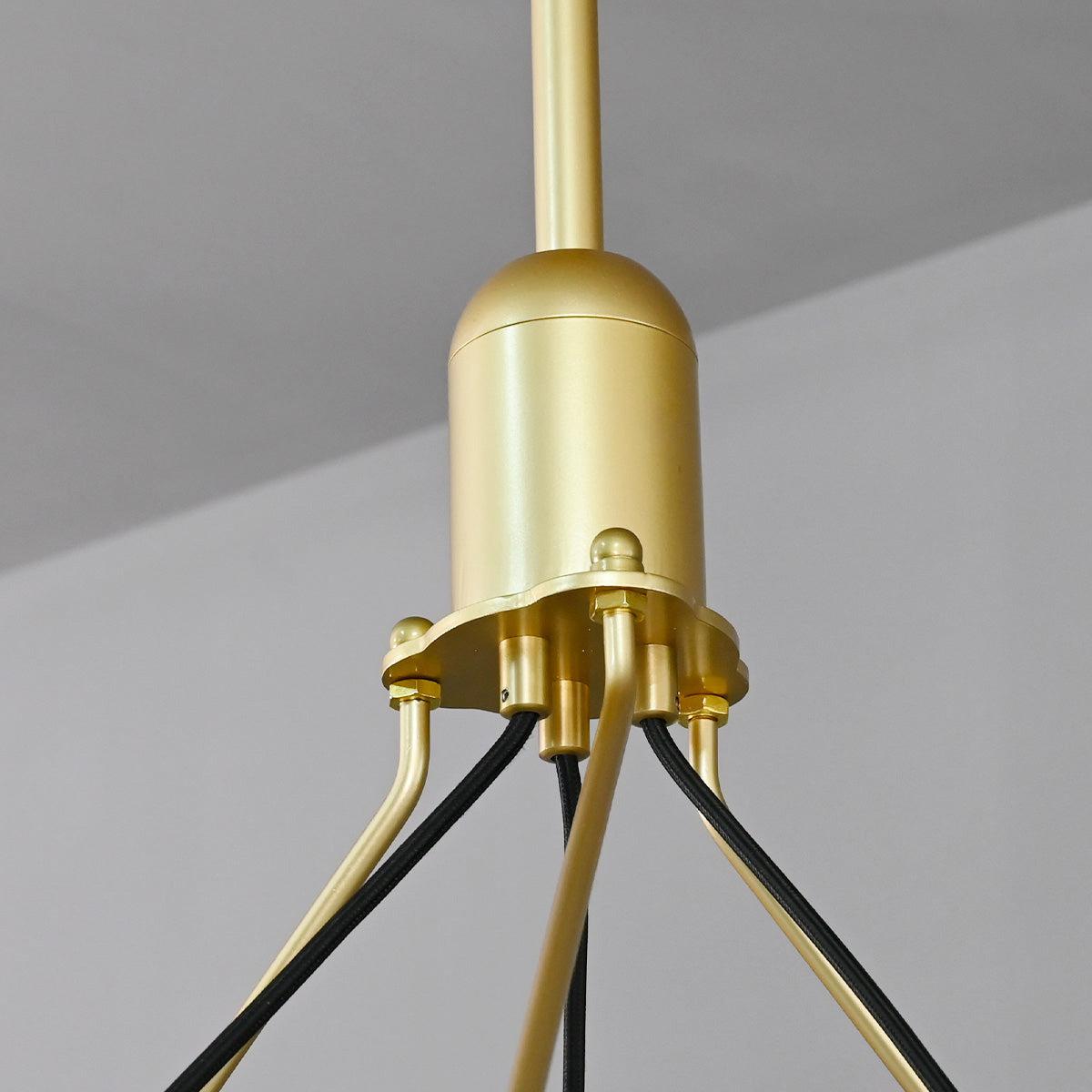 Camina Vintage Candelabra Round Chandelier 26"
