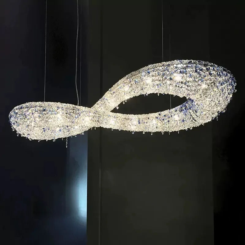 Luxury Infinity Crystal Chandelier for Living / dining Room