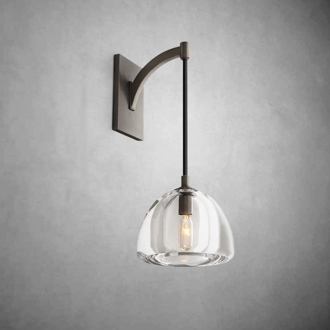 Hemispheae Modern Glass Wall Sconce