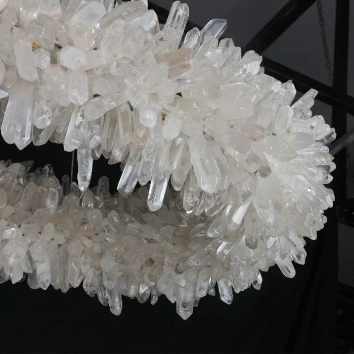 Modern Round / oval / linear / square Natural Crystal Chandelier