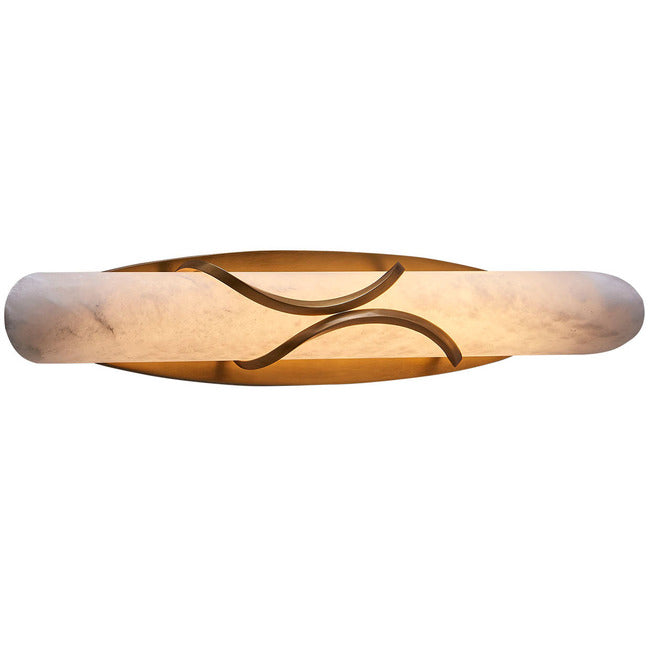 Basalt Tubular Alabaster Wall Sconce