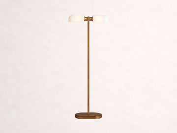 Zayd Opal Glass Floor Lamp