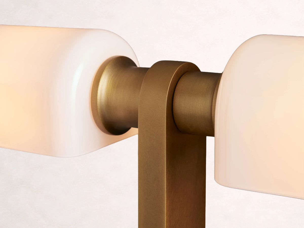 Zayd Opal Glass Floor Lamp