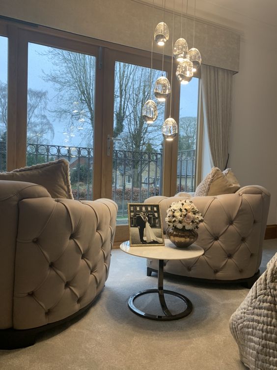 Extra Long Glass LED Droplight Chandelier Pendant for Staircase / foyer