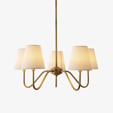 Opaluxe Brass Chandelier