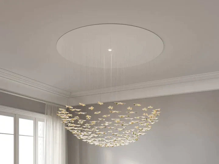 New Postmodern Round / oval 84 / 102 / 170 / 192 Leaves Art Design Chandelier
