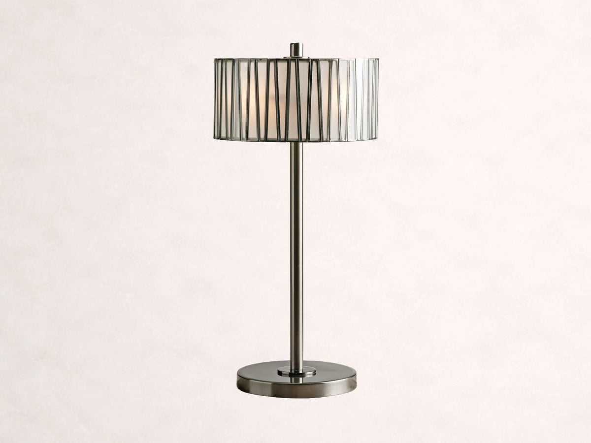 Jeunet Table Lamp in Nickel