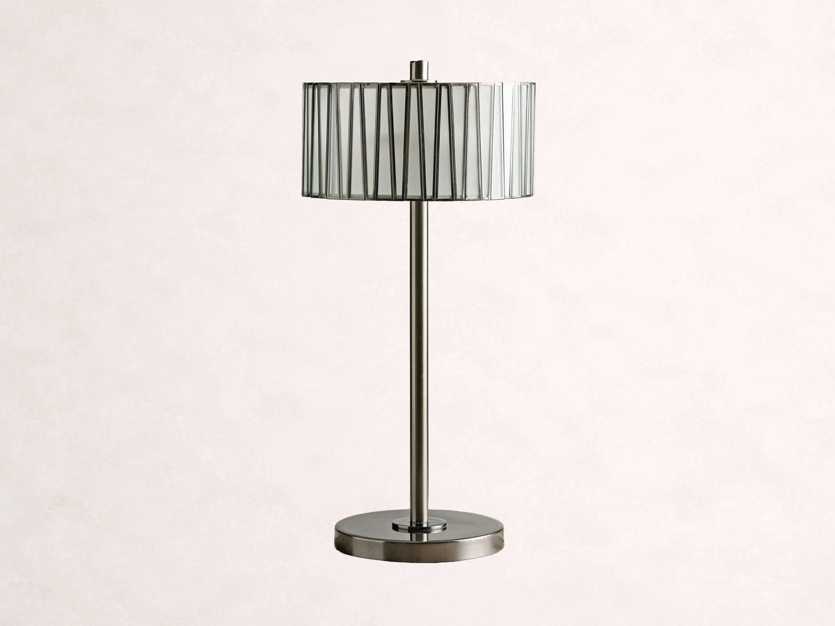 Jeunet Table Lamp in Nickel