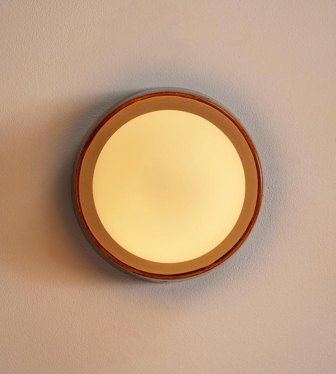 Sophia Brown Wall Light 8.3-Inchh