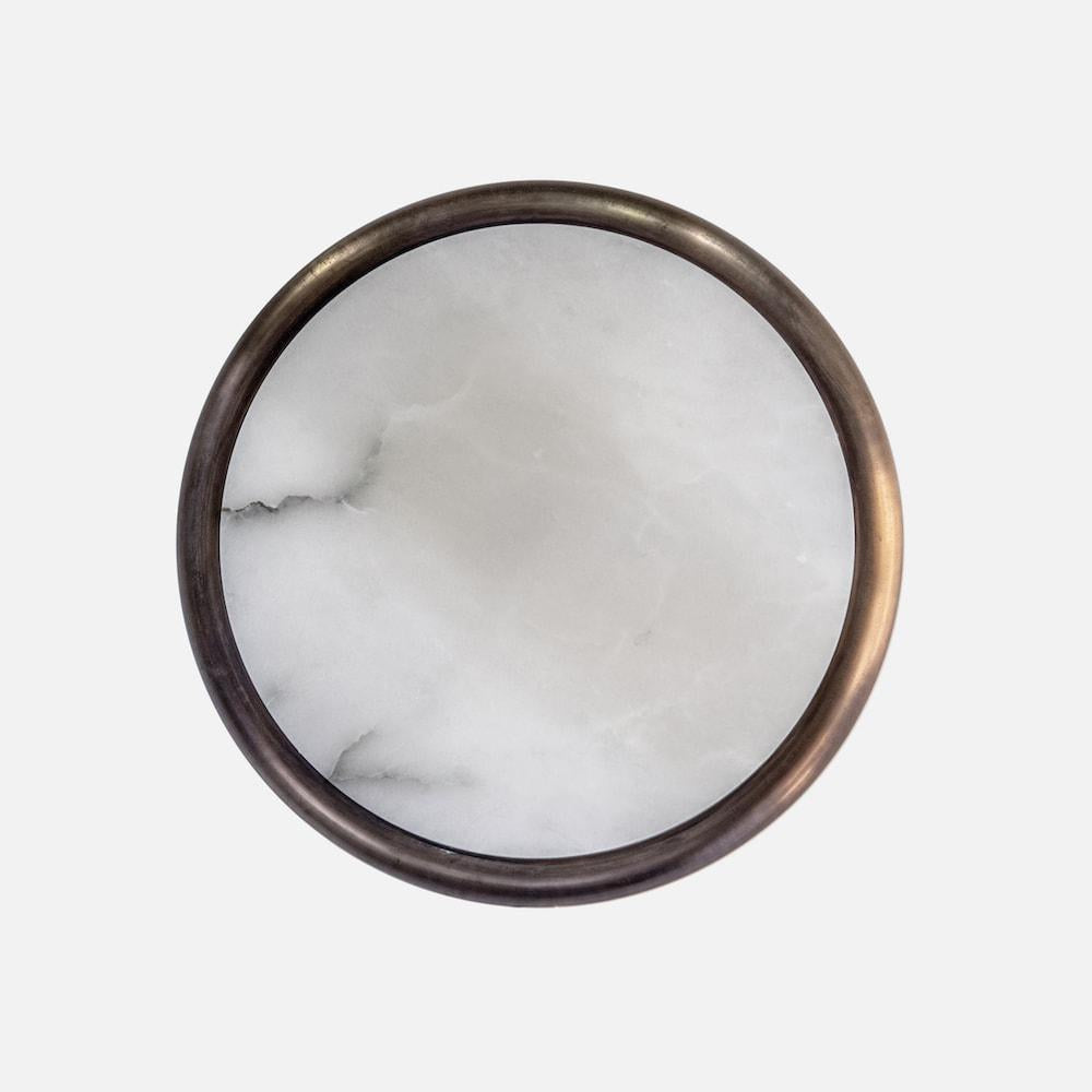 Moon Alabaster Wall Sconce