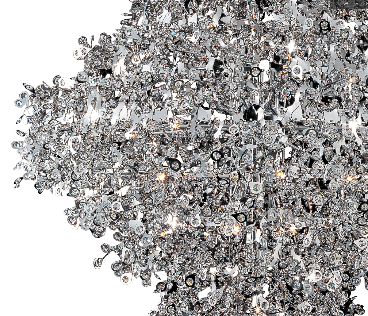 Modern 10 / 13 / 21-Light Gyroscopic Chrome Pendant Light Fixtures for Dining Room / living Room