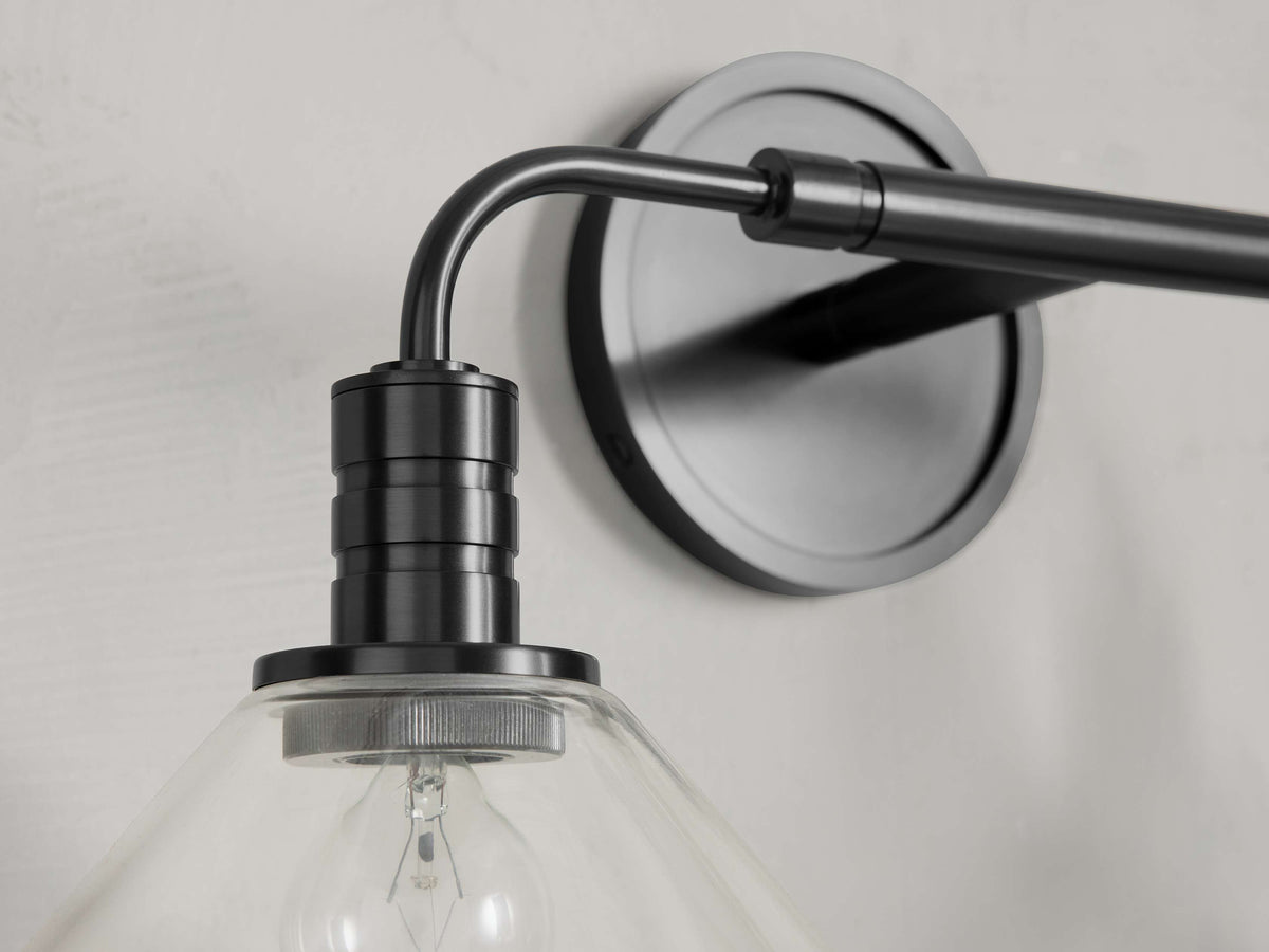 Theron 2-Light Glass Wall Sconce