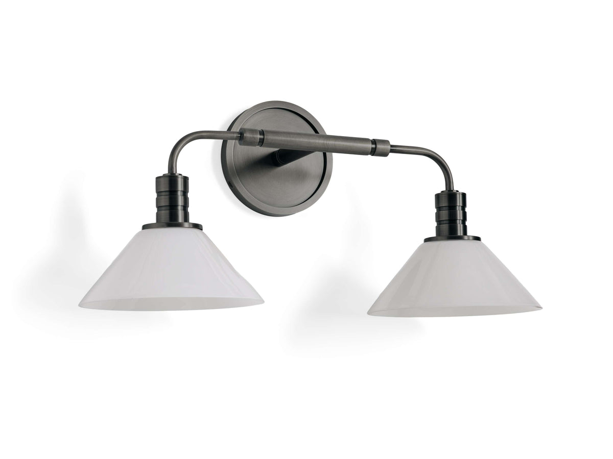 Theron 2-Light Glass Wall Sconce