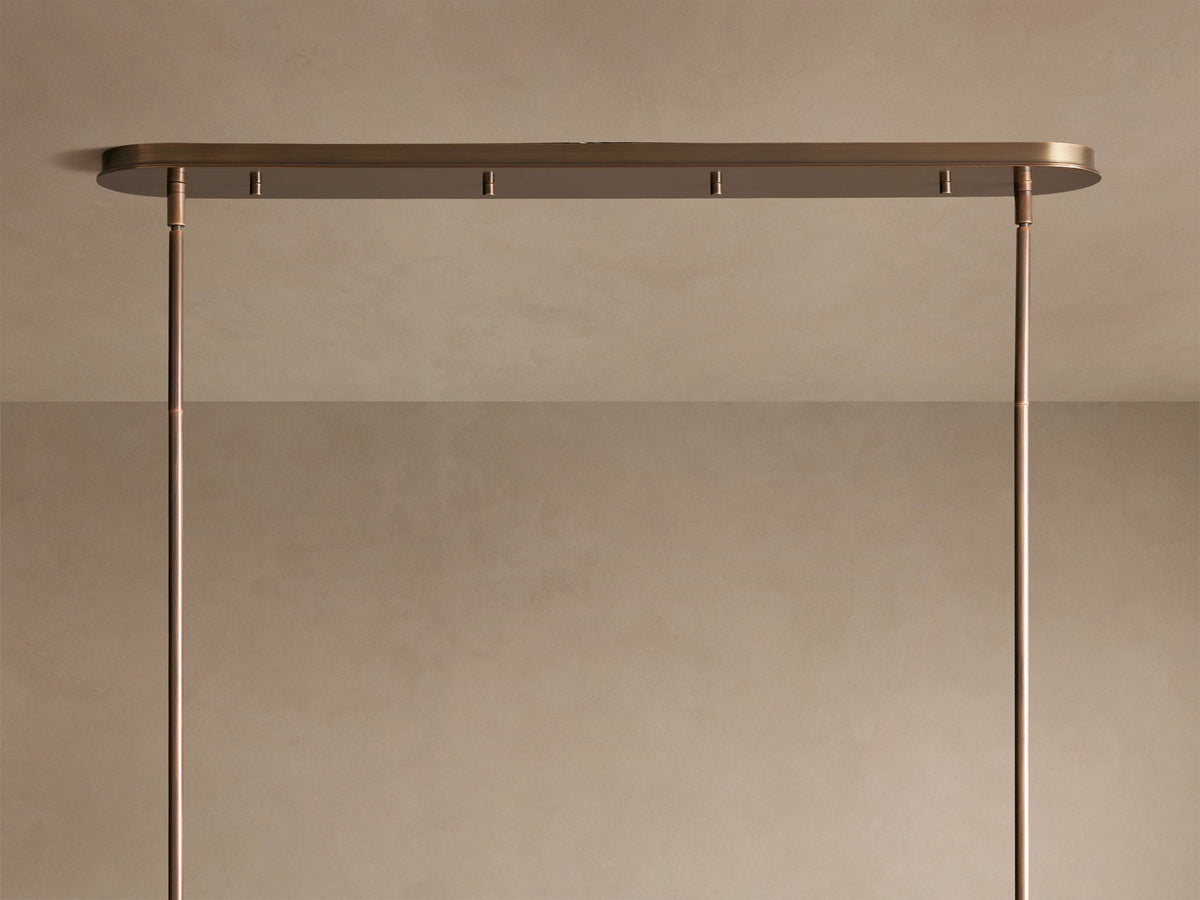 Daphne Fabric Linear Chandelier