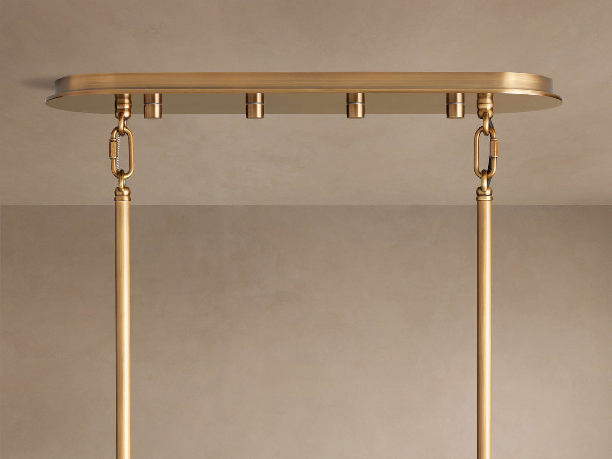 Delsie Oval Tiered Chandelier 63-Inch72-Inchw
