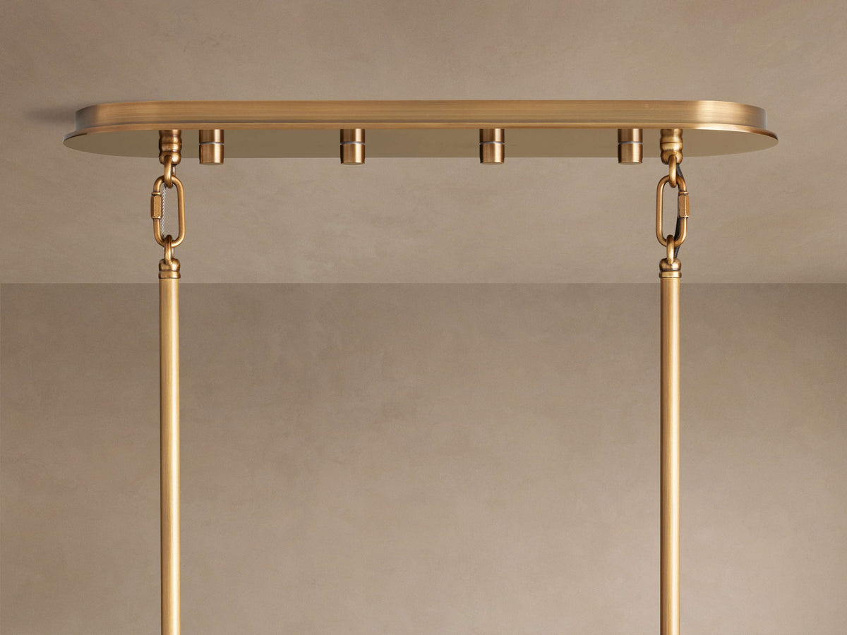 Delsie Oval Tiered Chandelier 63-Inch72-Inchw