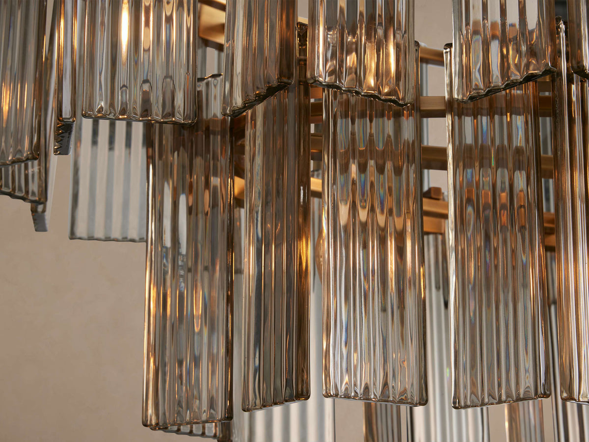Delsie Oval Tiered Chandelier 63-Inch72-Inchw