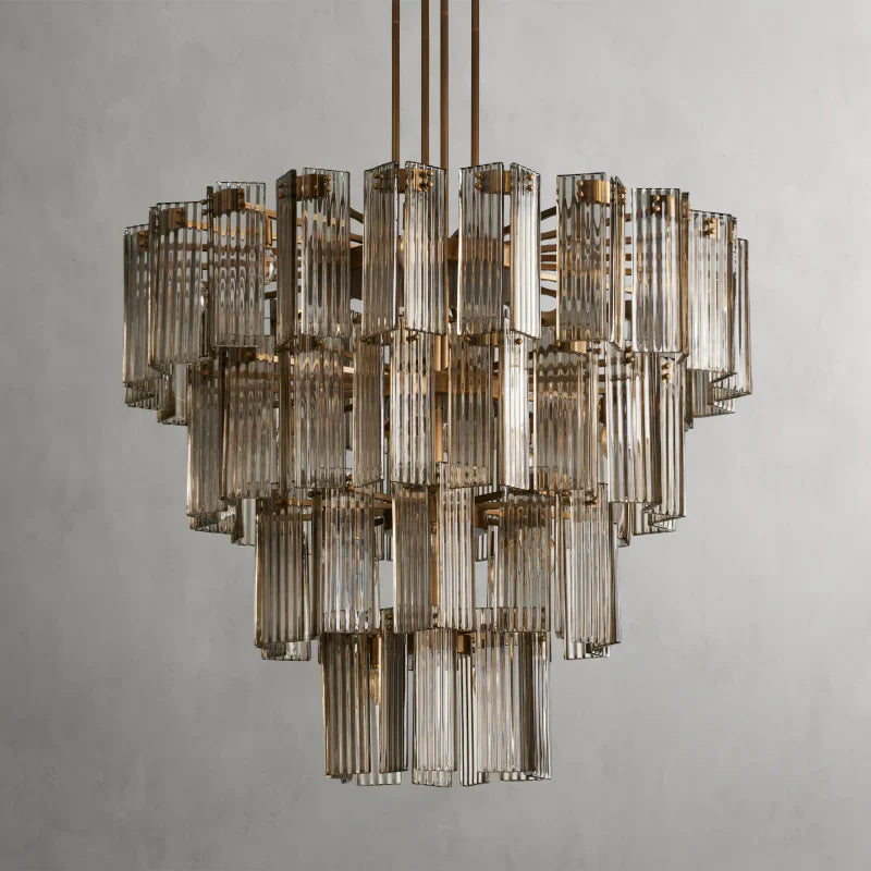 Delsie Round Art Glass Chandelier 38-Inch48-Inch60-Inch