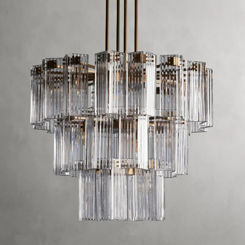 Delsie Round Art Glass Chandelier 38-Inch48-Inch60-Inch