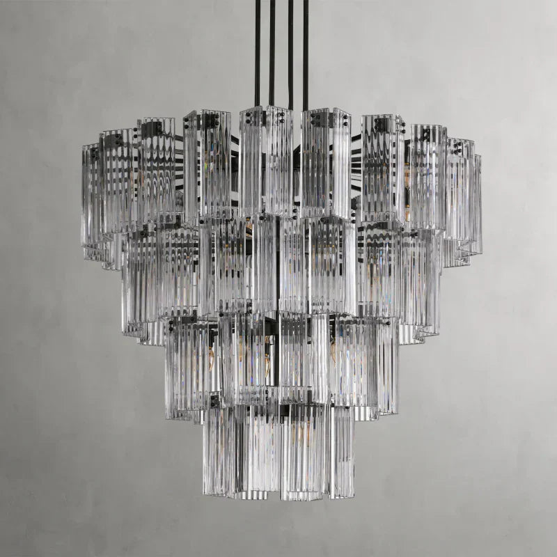 Delsie Round Art Glass Chandelier 38-Inch48-Inch60-Inch