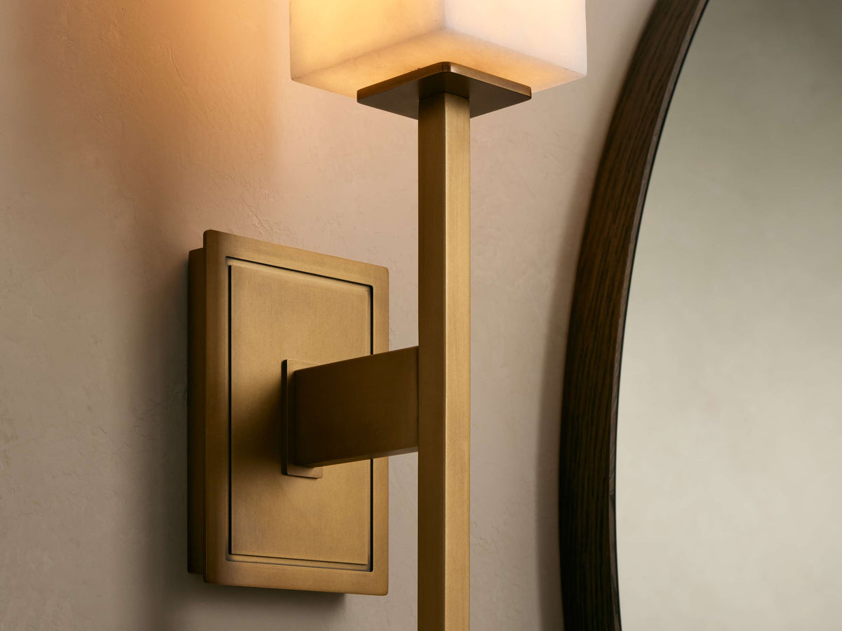 Cinda Alabaster Wall Sconce