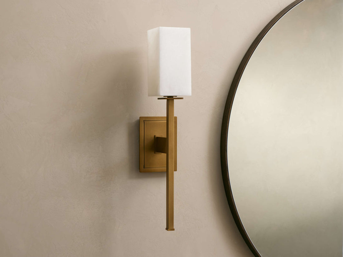 Cinda Alabaster Wall Sconce