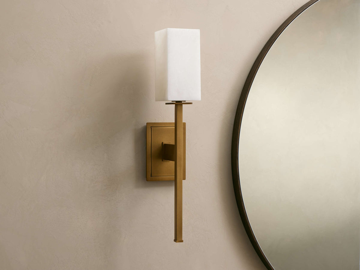 Cinda Alabaster Wall Sconce