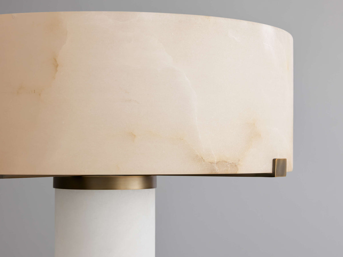 Chayla Alabaster Stone Floor Lamp 64-Inchh