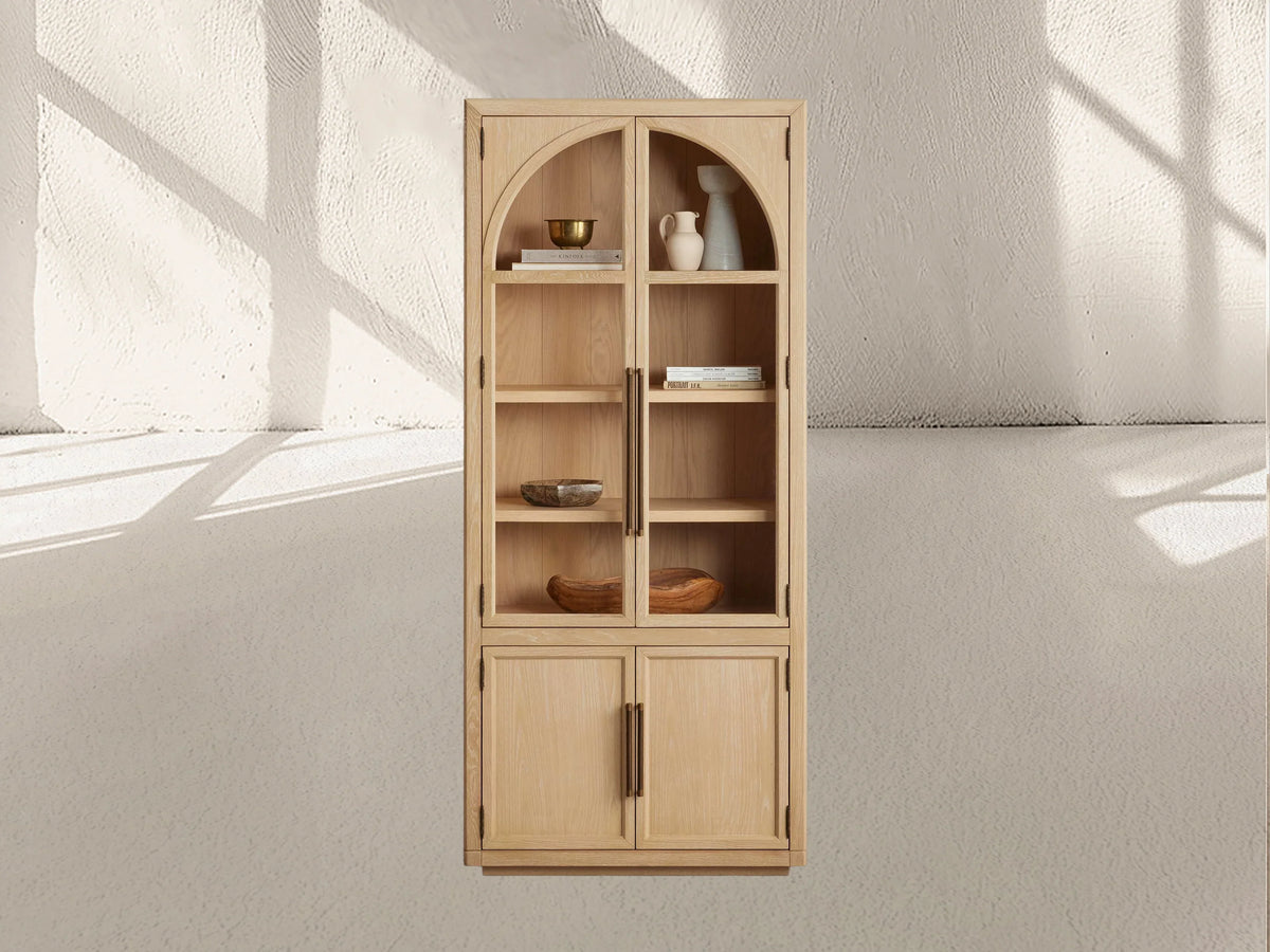 Hattie Squared Glass Cabinet