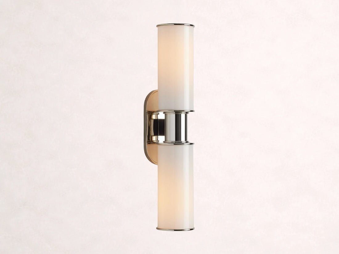 Harlin 2-Light Wall Sconce in Milk