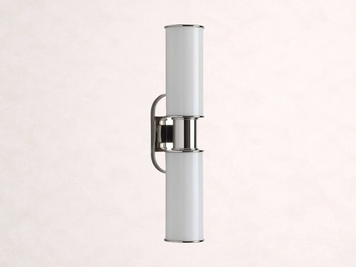 Harlin 2-Light Wall Sconce in Milk