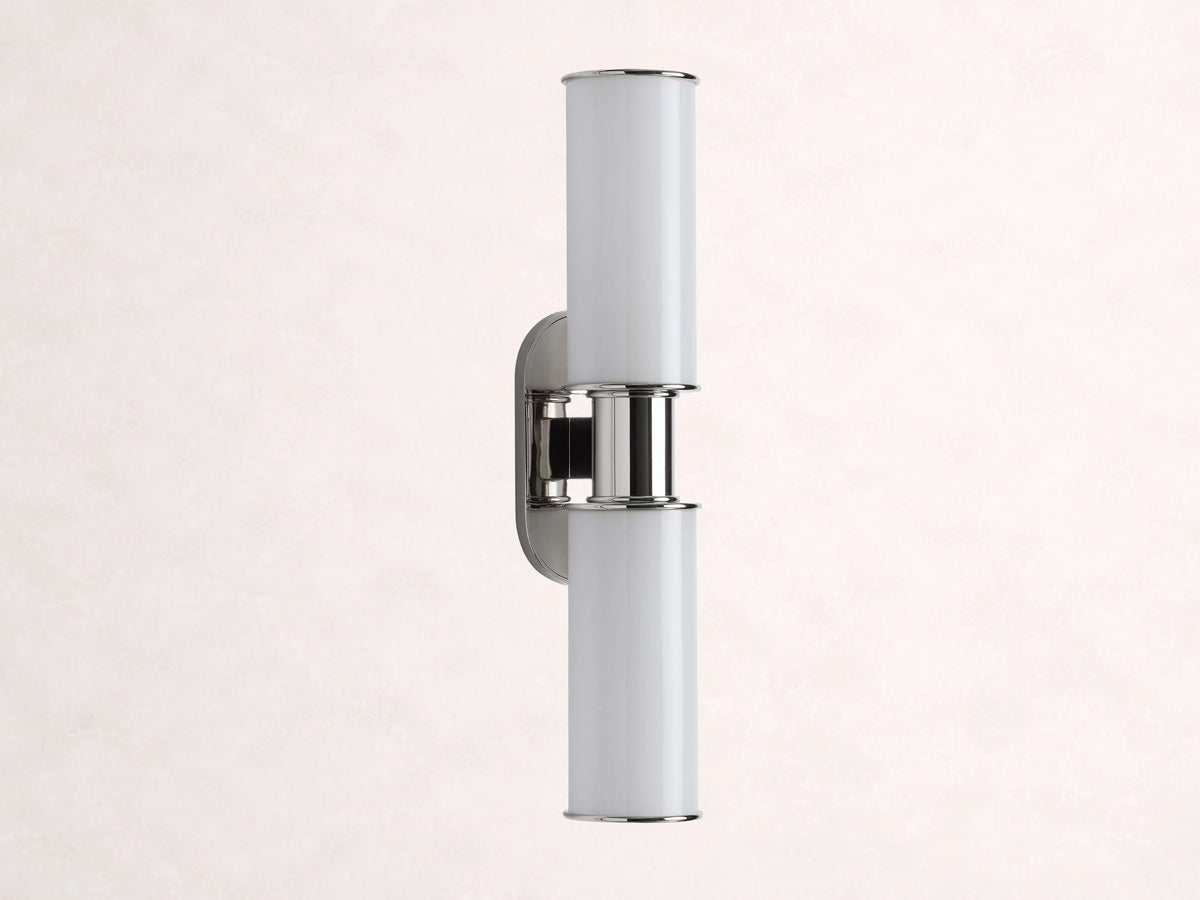 Harlin 2-Light Wall Sconce in Milk