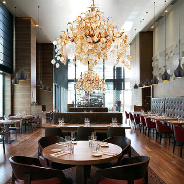 Lignia Crystal Branch Gold Artistic 33-InchChandelier