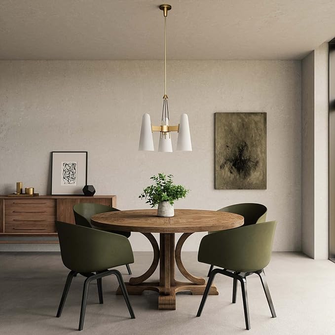 Modern Style Round Cone Glass Chandelier for Bedroom / living Room / dining Room