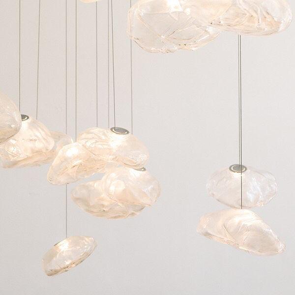 Blown Glass Random Pendant Light