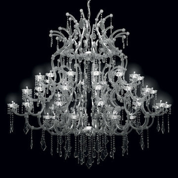 75-InchWide Chrome Maria Chandelier