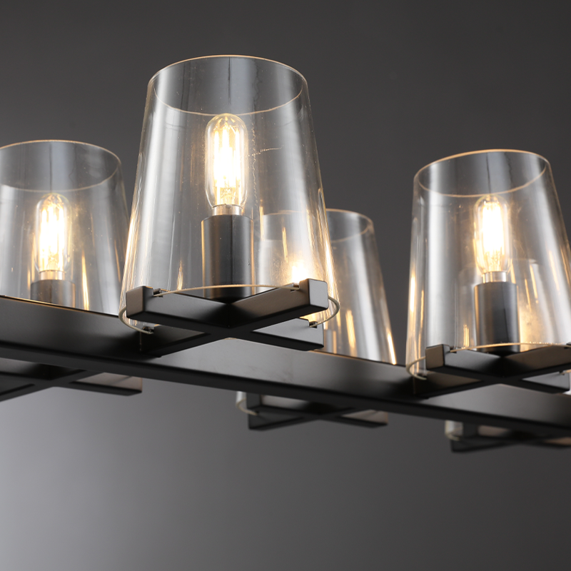 Paricia Clear Glass Round Chandelier 36" 48" 60"