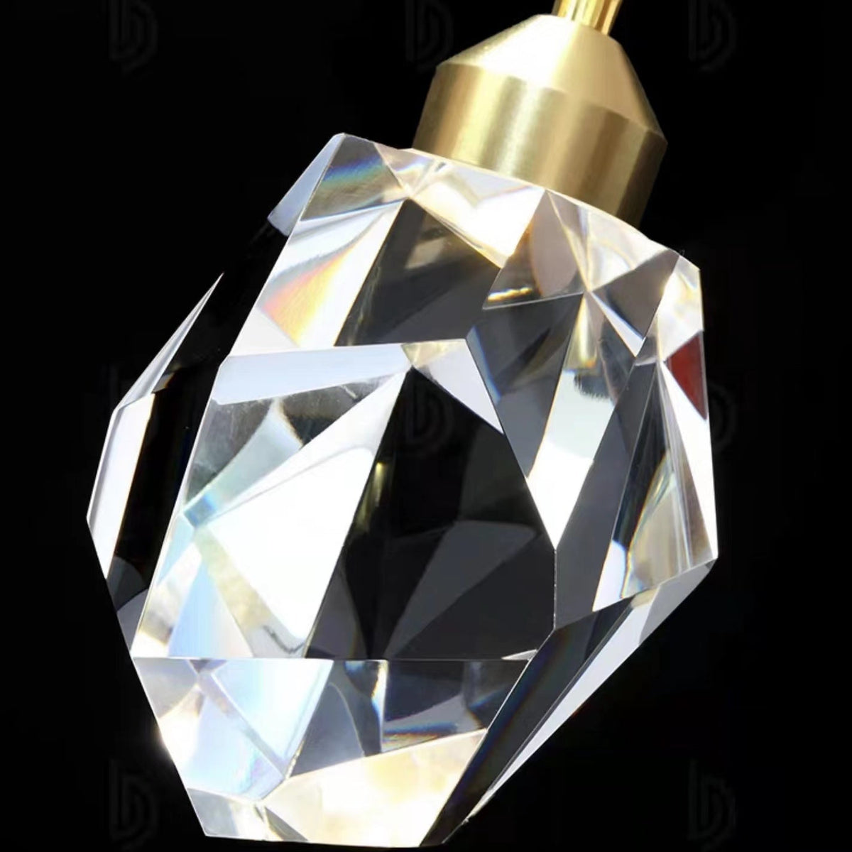 Modern Crystal Chandelier Foyer Living Room Droplight Hall Decoration Lights