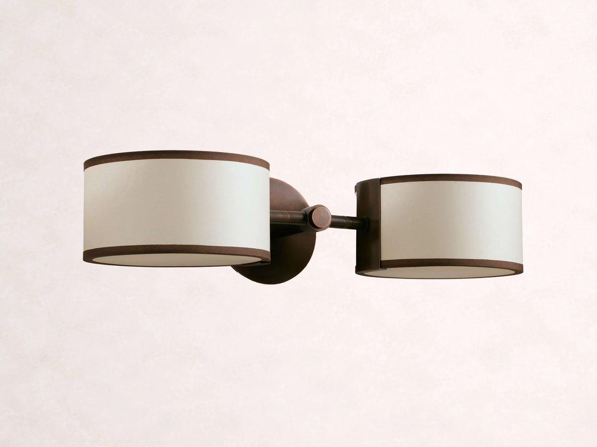 Daphne 2-Light Wall Sconce in Ecru