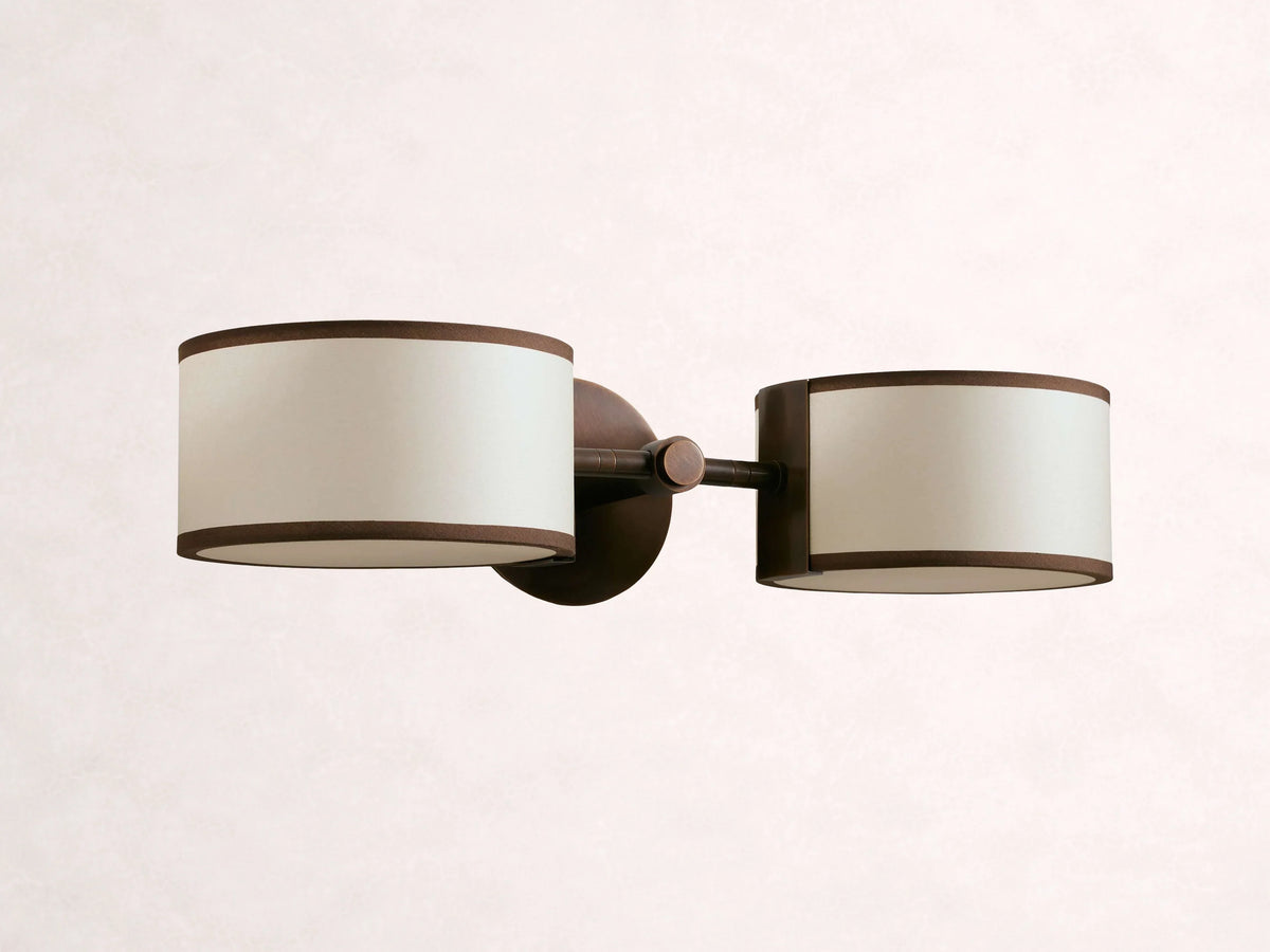 Daphne 2-Light Wall Sconce in Ecru