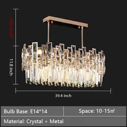 Exclusive Designer Crystal Chandelier for Modern Living Room Luxury Dining Room Ceiling Lamp