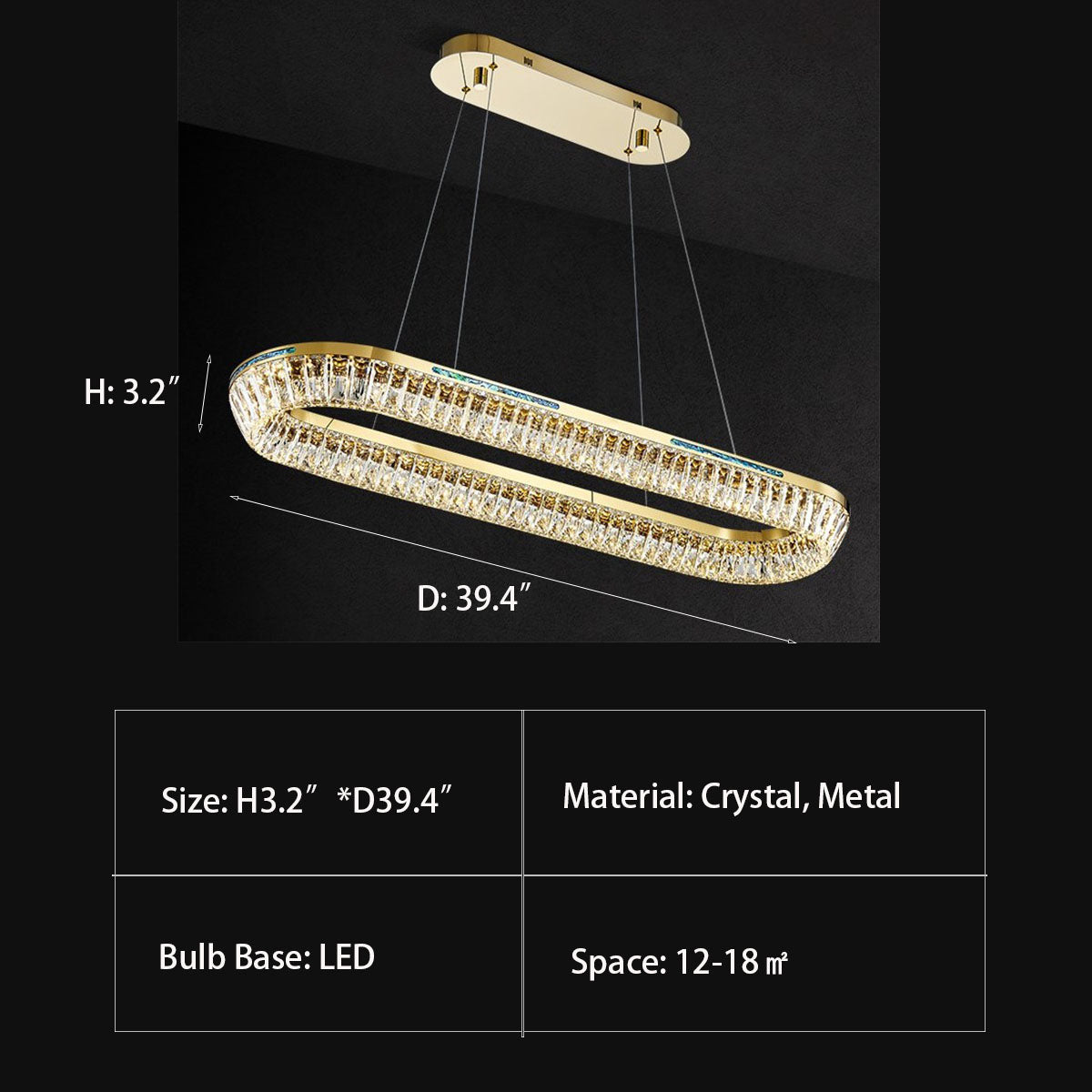 Light Luxury Creative Multi-Layer Shell Crystal Art Chandelier for Living / dining Room