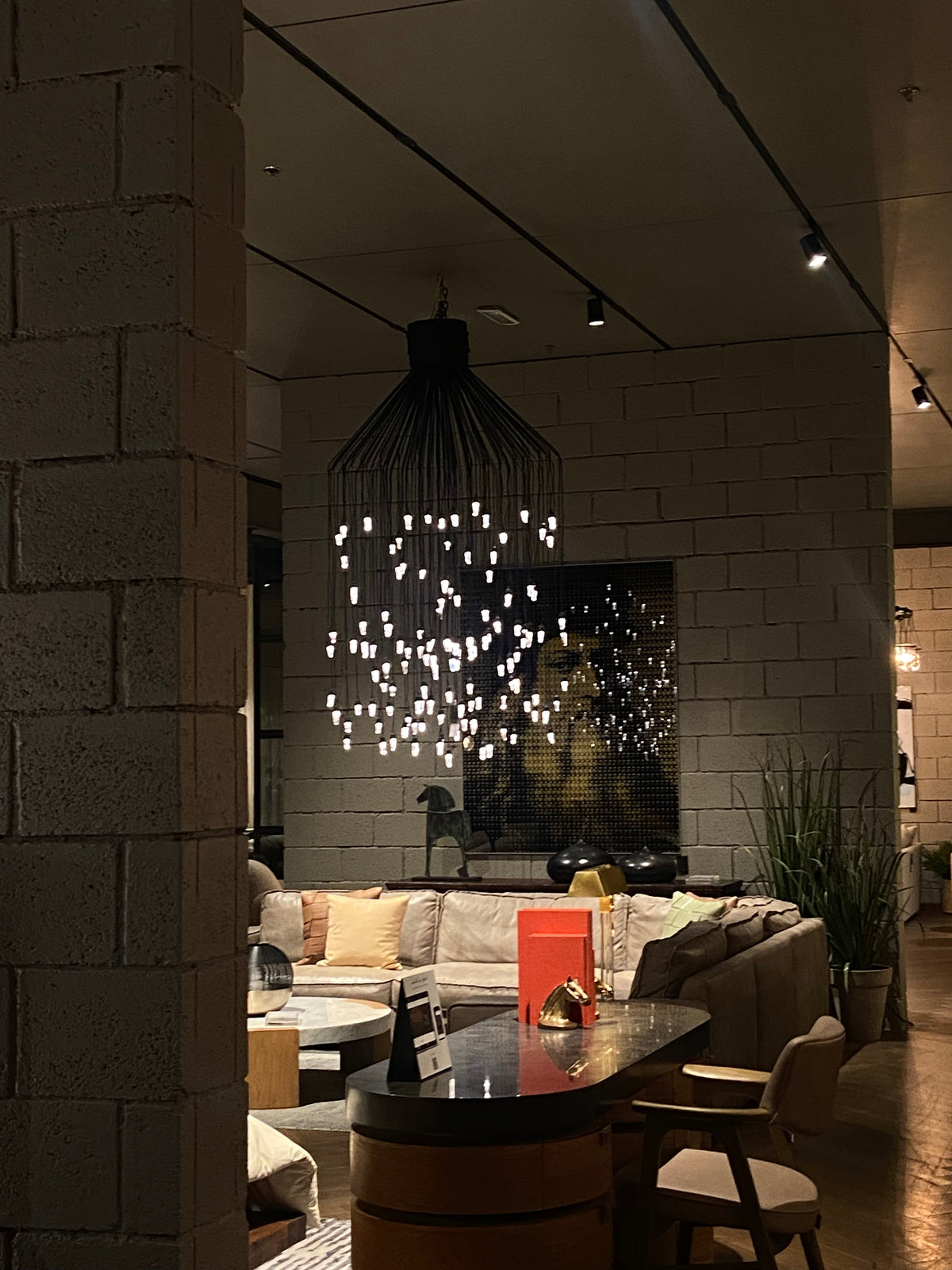 Rock Crystal Raindrop Chandelier with Polished Finish for Living Room Dining Room Staircase Foyer
