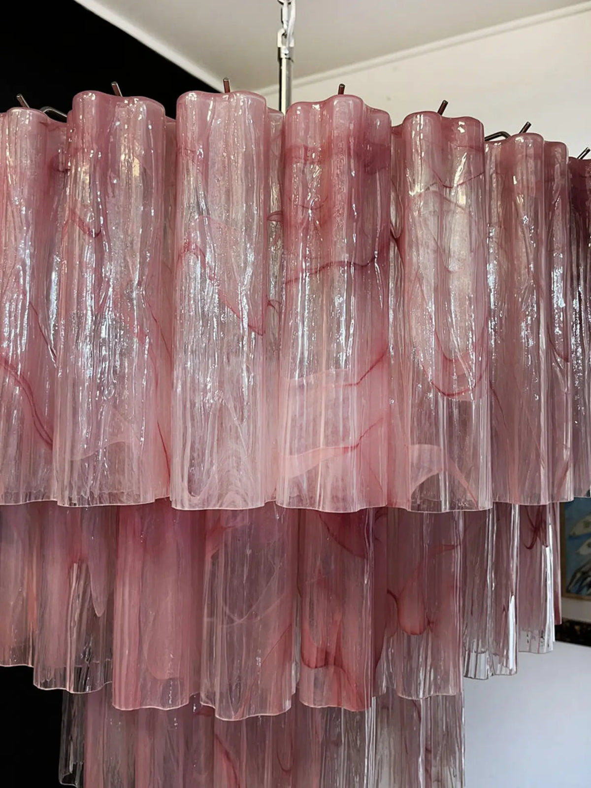 Murano Glass Chandelier - 78 Tubes