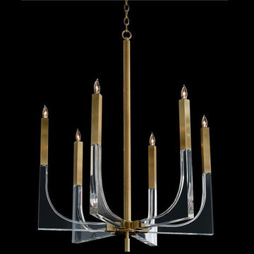 Linear Edge Chandelier