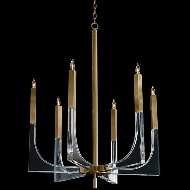 Linear Edge Chandelier